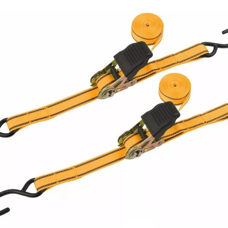 TOLSEN JUEGO 2 CINTAS CATRACAS CARGA 25MM*5M 450K Tolsen Juego 2 Cintas Catracas Carga 25mm*5m 450k
