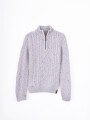SWEATER MILAN GRIS (V)
