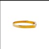 Anillo Sin Fin-Oro bajo-Piedra zirconia-AN8001 conpiedra