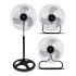 Ventilador 3 En 1 Ariete 50 Cm Pie Mesa Pared VENTILADOR DE PIE ARIETE 3EN1 4080VT