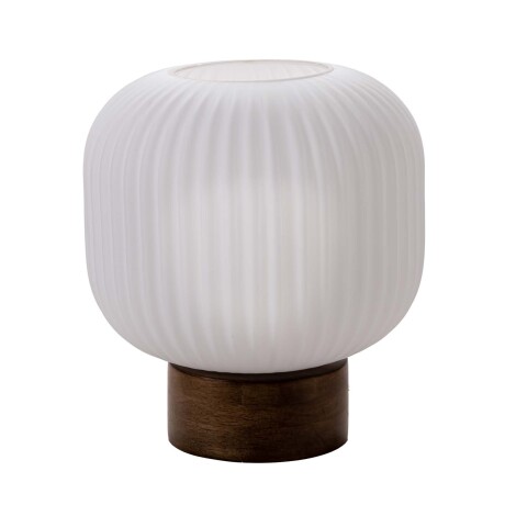 LAMPARA DE MESA CRISTAL BLANCO GCD5