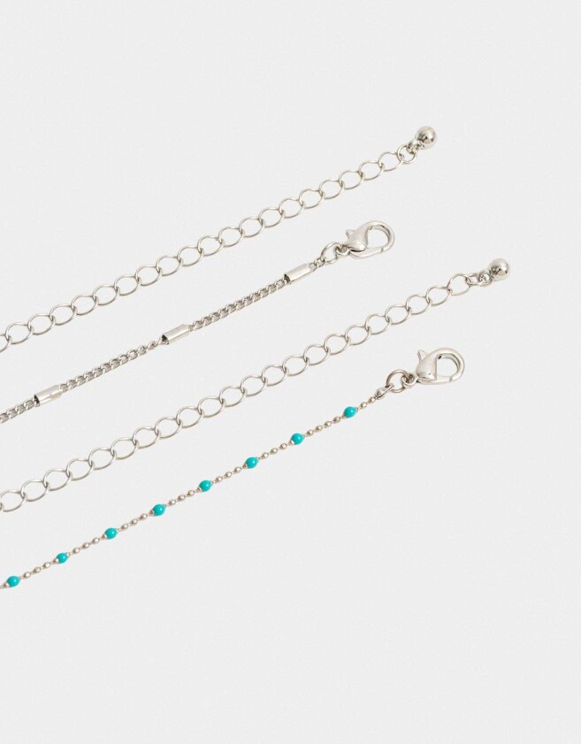 Collares Cortos Religioso Collar Corto Con Cruz - Plateado