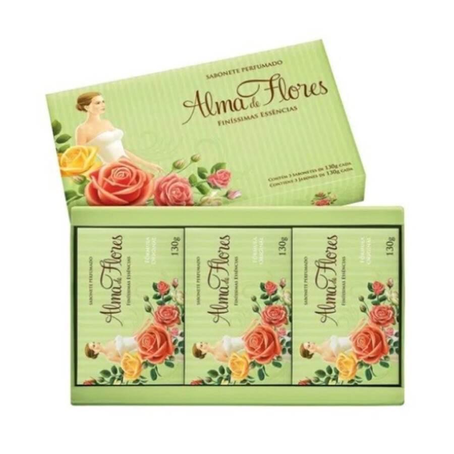 Estuche de Jabones Alma de Flores Clásico x3 Estuche de Jabones Alma de Flores Clásico x3