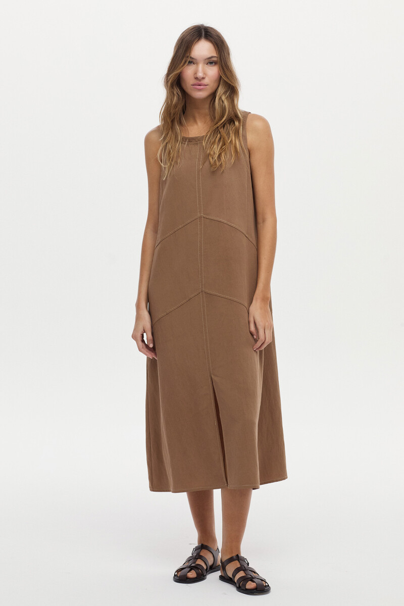 Vestido Italia Camel
