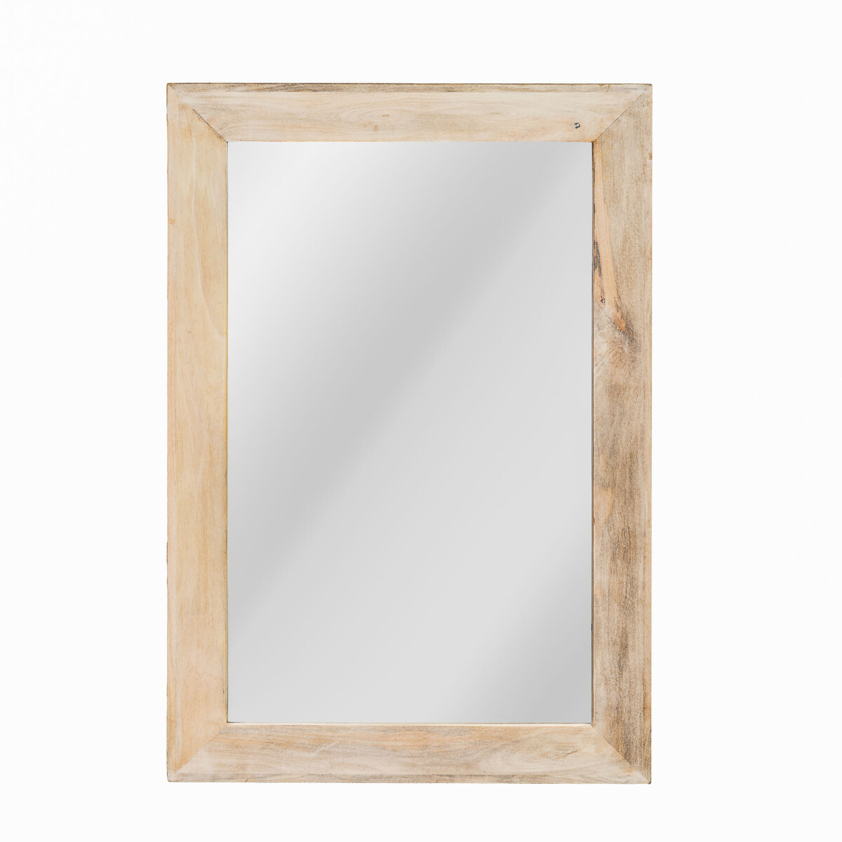 ESPEJO DE PARED - MADERA-DE-MANGO NATURAL-BEIGE RECTANGULAR BYRON 