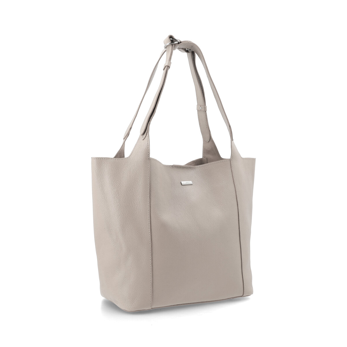 CARTERAS CUERO - VENET DURANZ - PLATEADO