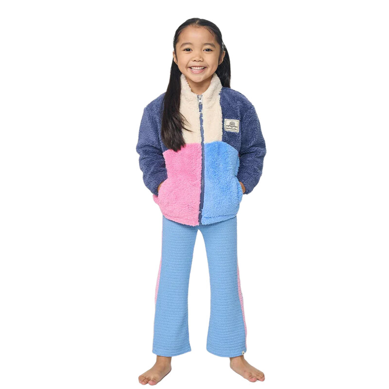 Canguro Rip Curl Surf Block Polar Fleece Niño - Multicolor Canguro Rip Curl Surf Block Polar Fleece Niño - Multicolor