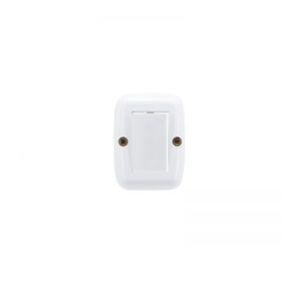 Caja exterior 1 módulo con 1 unipolar blanco M47202