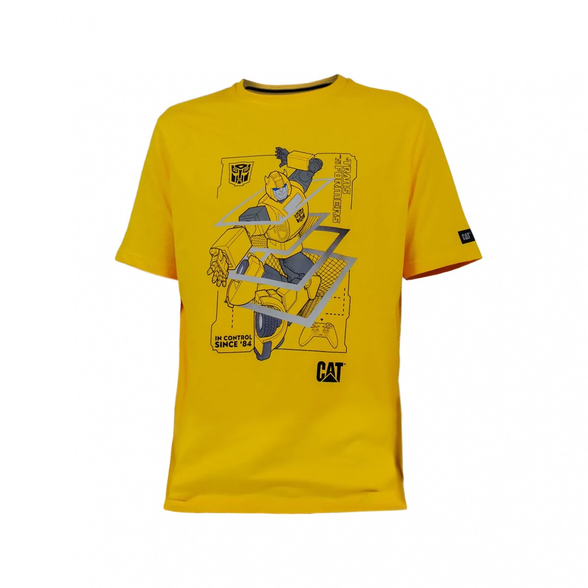 REMERA CATERPILLAR TRANSFORMERS BUMB - LEMON 