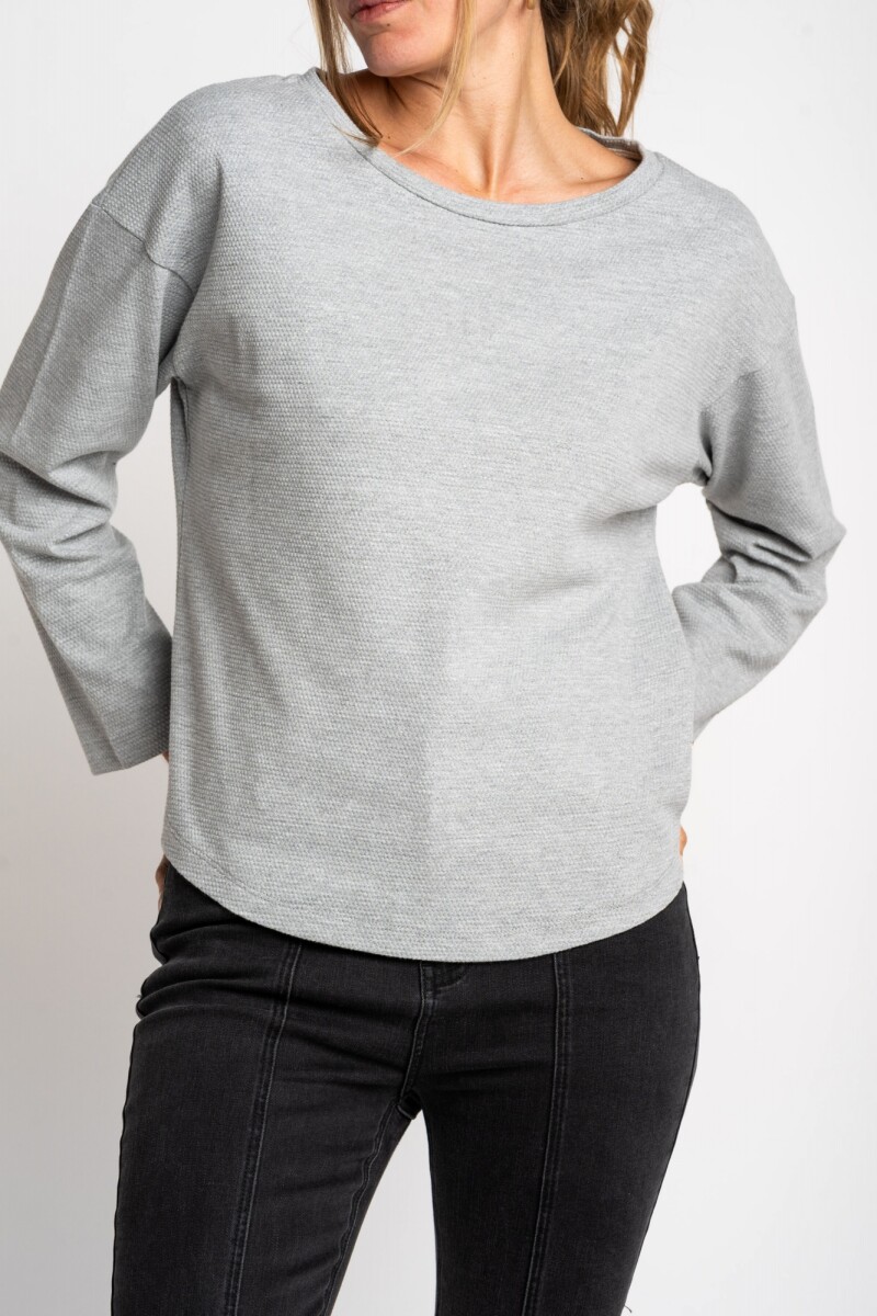 Sweater Gris Melange