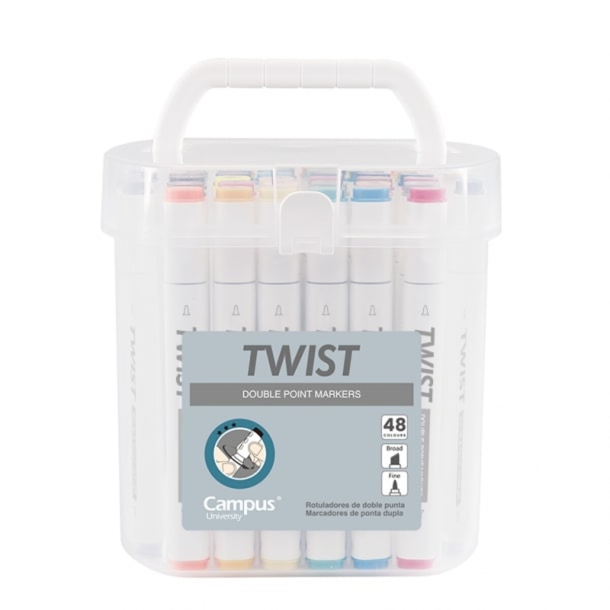 Marcador Campus Twist x 48 