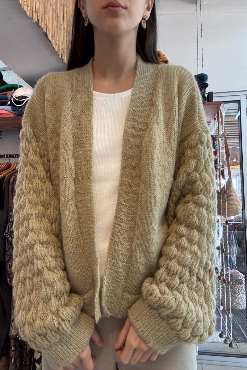 Saco medio - Beige 