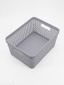 CESTA PLASTICA BLANCA BLANCO