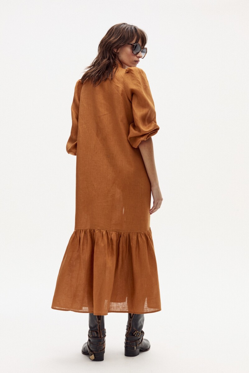 VESTIDO MEKNES Caramelo