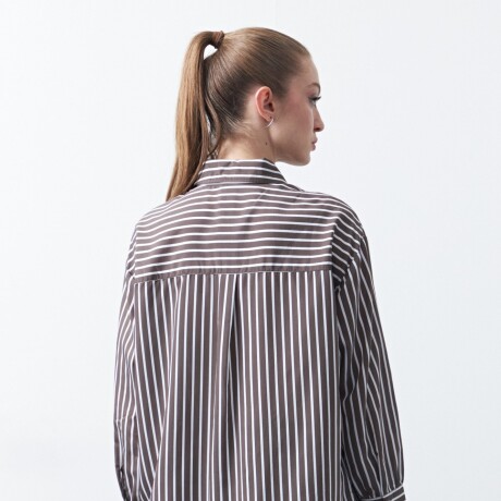 CAMISA FAREO Chocolate