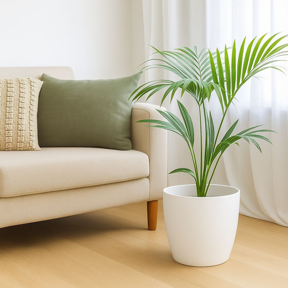 MACETA DECORATIVA REDONDA UMBRA 37CM BLANCO 