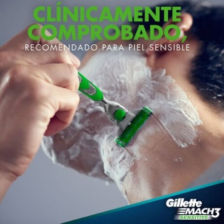 Gillette Mach3 Máquina Sensitive +1 Repuesto Gillette Mach3 Máquina Sensitive +1 Repuesto