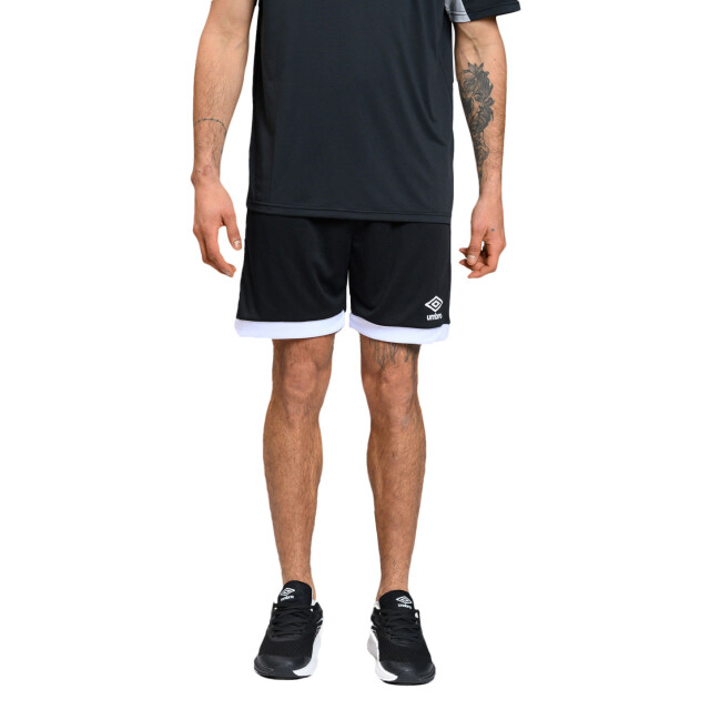 Short de Hombre Umbro Soccer Negro - Blanco