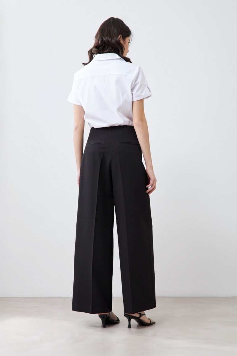 Pantalón sastrero wide leg negro