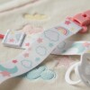 Set x2 clip para chupete BUBA estrella rosa