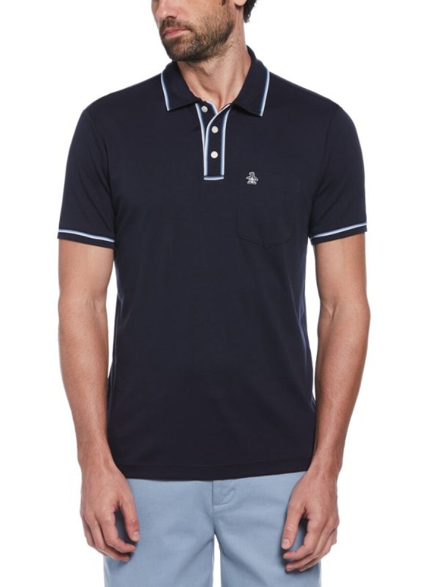 Remera Polo Original Penguin - Marino 