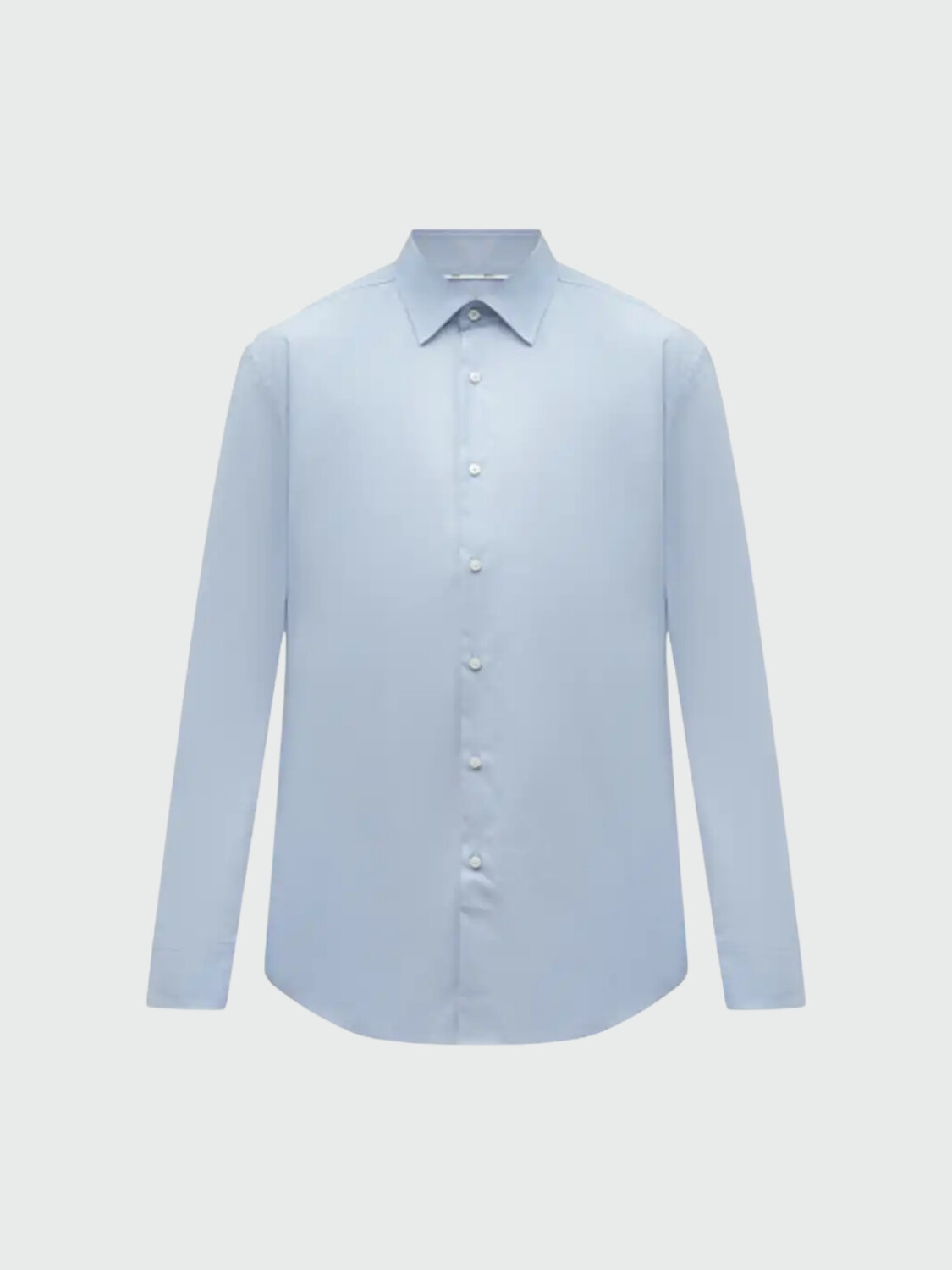BOSS - Camisa en Algodón Celeste