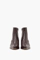 Bota de cuero Texi croco chocolate