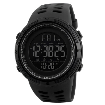 Reloj Deportivo Digital Resistente Al Agua Color Negro