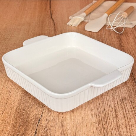 Fuente Cuadrada Para Servir De Cerámica 30cm x 18cm x 5cm Fuente Cuadrada Para Servir De Cerámica 30cm x 18cm x 5cm