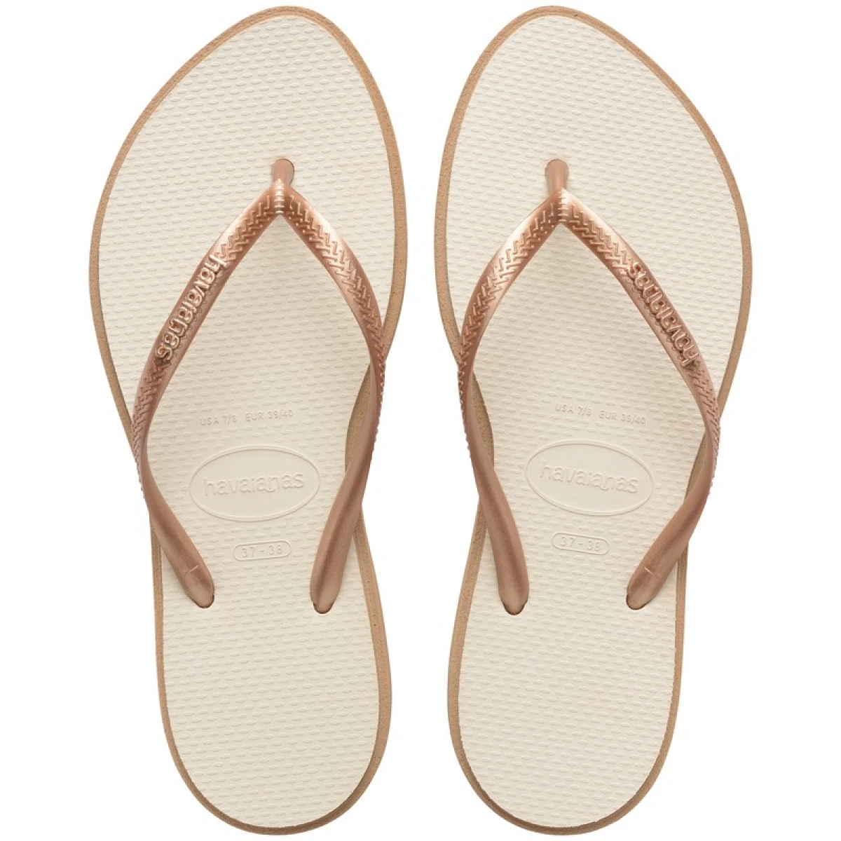 Ojotas Havaianas Slim Point - Beige 