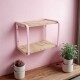 Estante doble madera y metal ROSA