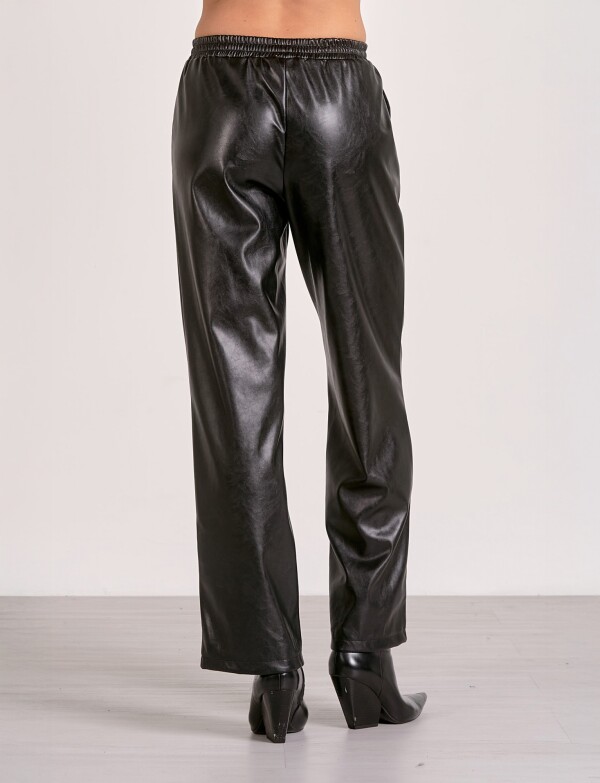 Pantalon Eco Cuero NEGRO