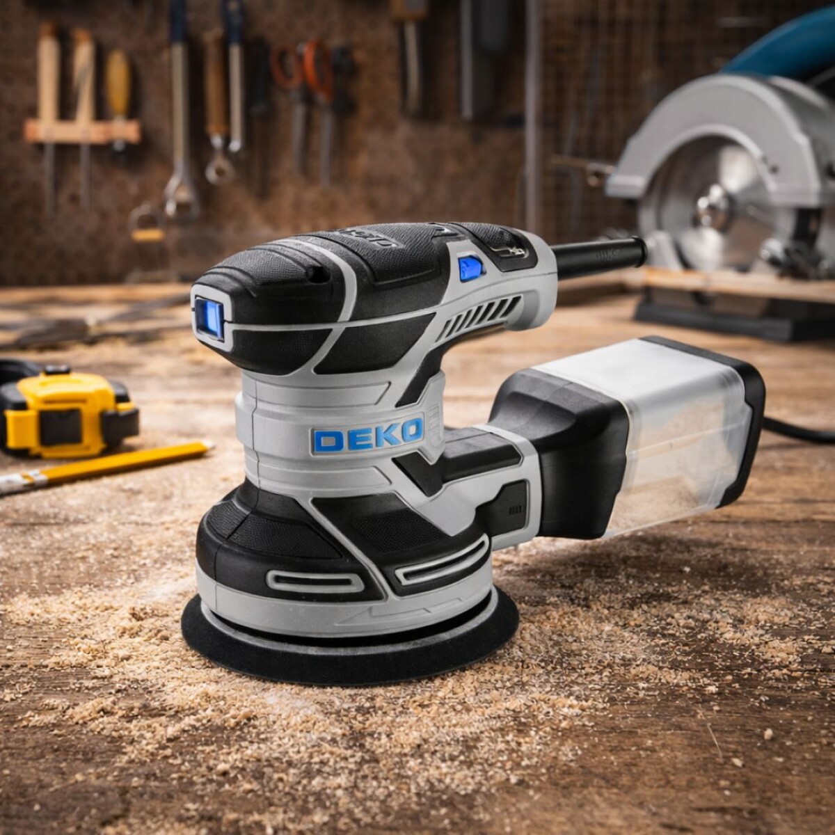 LIJADORA ROTO ORBITAL 5" 320W DEKO 