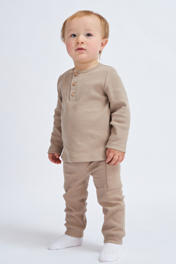 Pantalones de bebe con pie store
