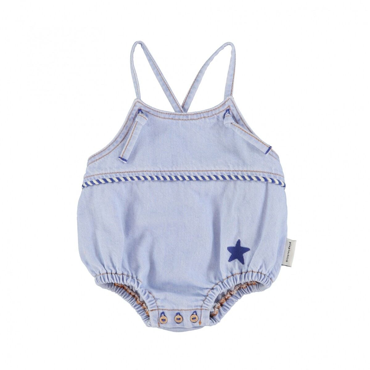 SS25.BB2501A - Body Ranita Para Bebés De Jean - 18 Meses 