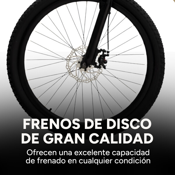 Bicicleta Kajla Montaña Mtb Rod 26 Frenos De Disco 21 Veloc Color Blanco