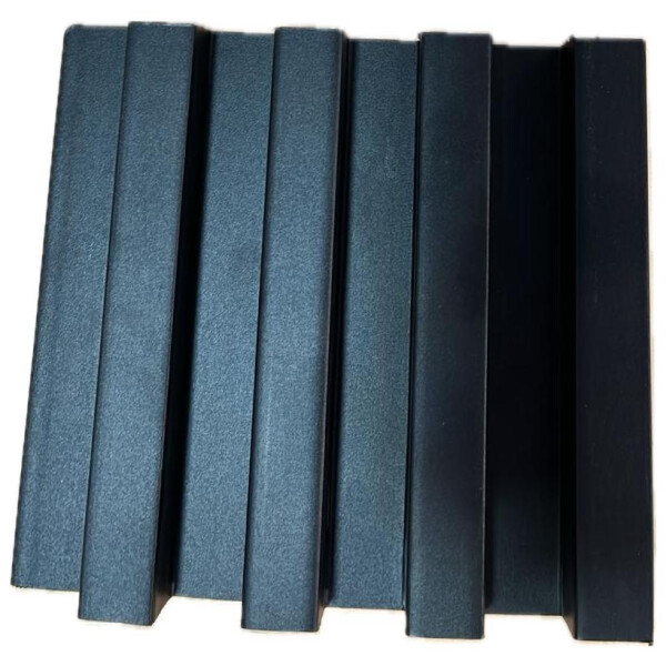 Panel ranurado WPC negro Panel ranurado WPC negro