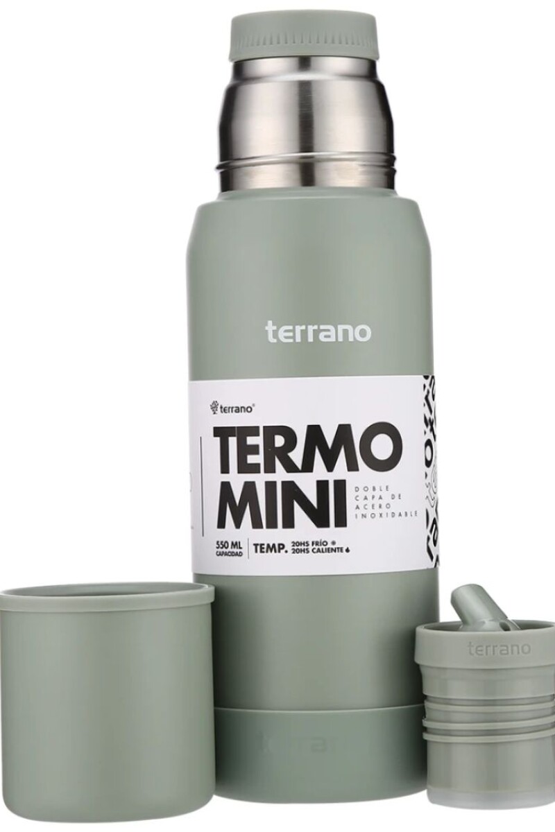 TERRANO TERMO MINI PREMIUM 500ML VERDE OLIVA