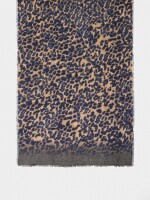 Pañuelo Estampado Animal azul