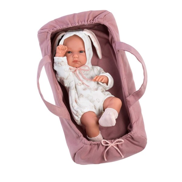 Set Ropa Muñeca Llorens 35cm Conejo Pijama Transportadora Variante Modelo Vestido