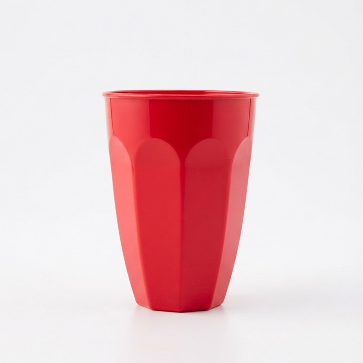 Vaso de Plástico Duo Retro 500ml - ROJO 