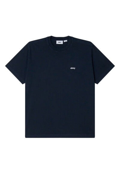 LOWERCASE PIGMENT TEE SS Azul