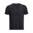 UA SEAMLESS STRIDE SS-RED BLK-001