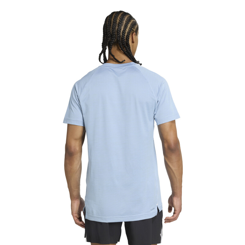 Remera de Hombre Adidas Gym+ Celeste