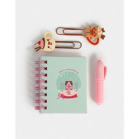 Mini Set De Librería Con Charm Combinacion Multicolor