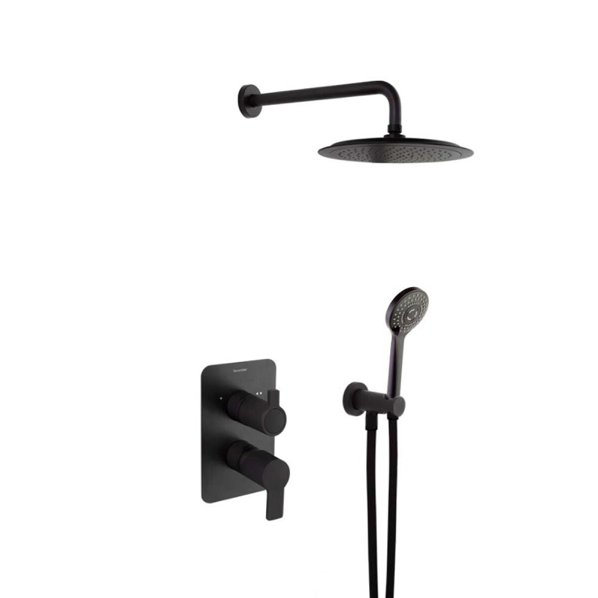 Conjunto Monocomando Negro Mate Teleducha Y Rociador S941502rp240nm 