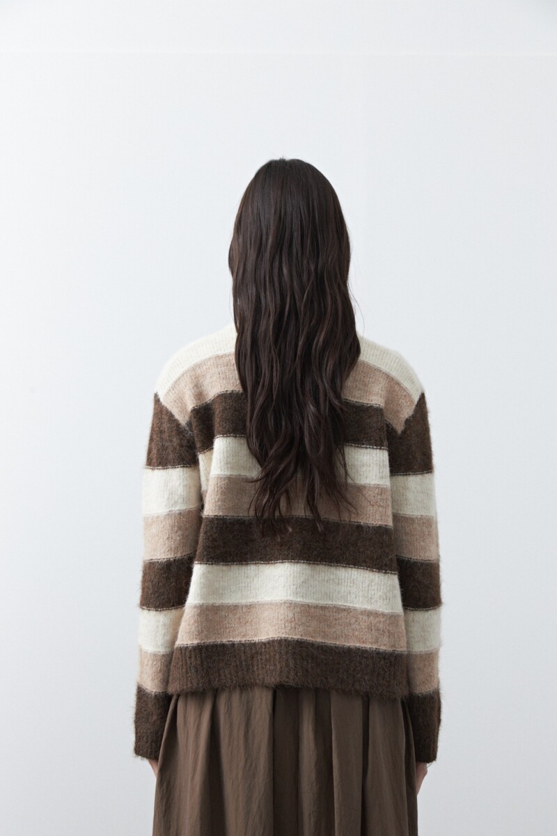 CARDIGAN FROST Chocolate