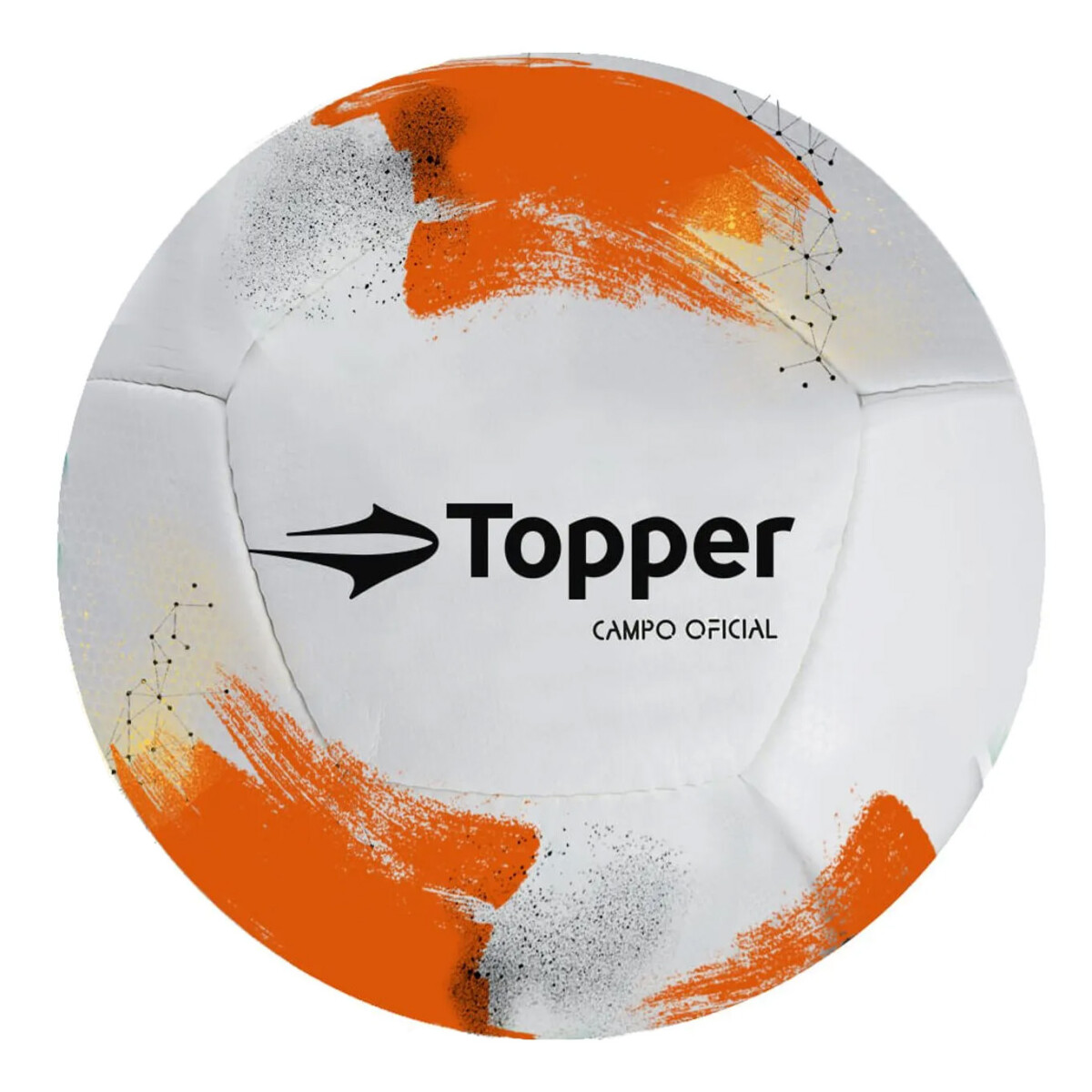 Pelota Topper Campo - Blanco - Anaranjado 