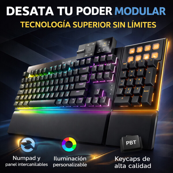 Teclado Mecánico Be Quiet Dark Mount Silent Tactile Tec179 TECLADO BE QUIET! DARK MOUNT SILENT TACT