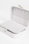 Alhajero organizador rectangular con broche crudo